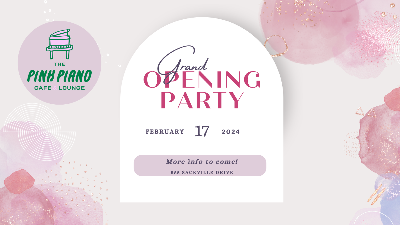 Grand Opening Party! – The Pink Piano Café & Lounge