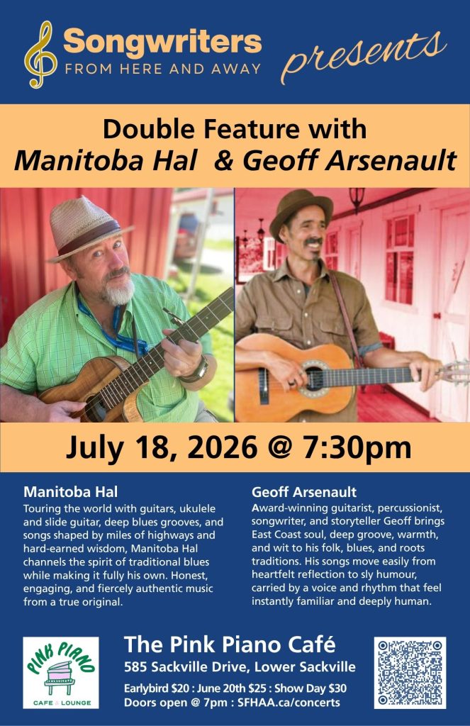 Geoff Arsenault & Manitoba Hal in Concert