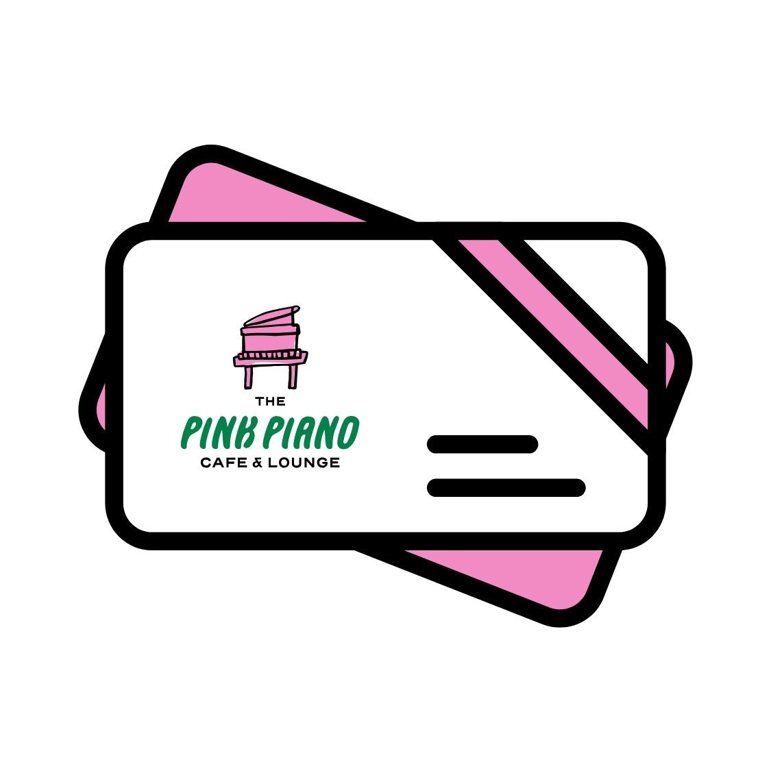 Pink Piano gift card.